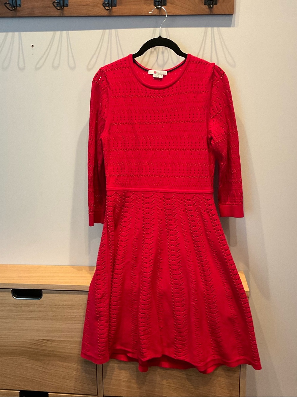 Boden 100% Cotton Pointelle Dress